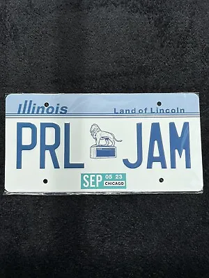Buy Pearl Jam Chicago Illinois License Plate 9/5/2023 Chicago Official Merch • 37.79£