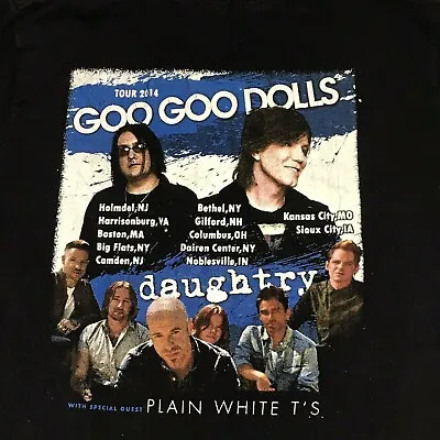 Buy Goo Goo Dolls 2014 Concert Tour T Shirt Size Large Something For The Rest Of Us • 22.74£