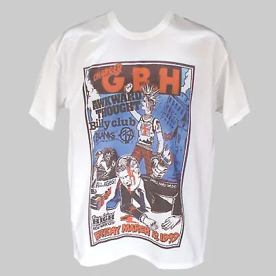 Buy GBH Hardcore Punk Rock Short Sleeve White Unisex T-shirt S-3XL • 14.99£