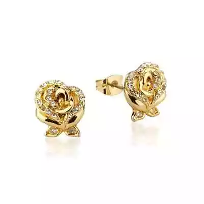 Buy Enchanted Rose (Beauty And The Beast) Disney Couture Crystal Stud Earrings • 38.61£