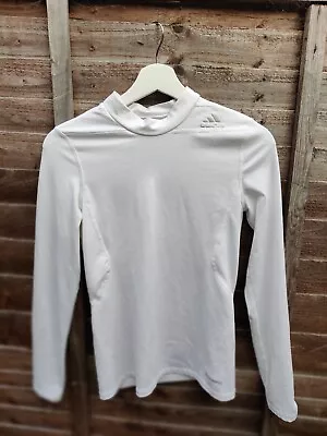 Buy Adidas Tech Fit Kids/boys Sport White T Shirt Longsleeve Y2k Logo  • 10.50£