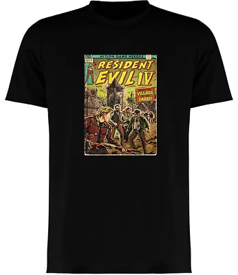 Buy Resident Evil 4 Comic Art Black T-shirt • 13.99£