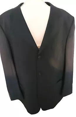 Buy Men's Tailored Black Jacket Chest 44 In, Fully Lined, Regular, Armando • 5.50£