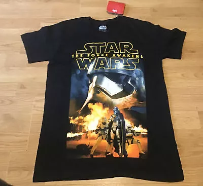 Buy Star Wars The Force Awakens T Shirt Mens Size Small • 9.99£