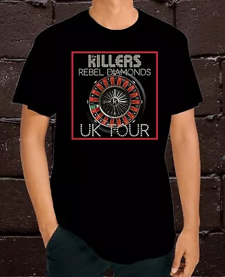 Buy The Killers Rebel Diamonds Greatest Hits Tour Tshirt, Size S-XXL Unisex Black • 20£