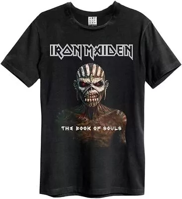 Buy Amplified Iron Maiden Book Of Souls Mens Charcoal T Shirt Iron Maiden Tee Shirt • 19.95£