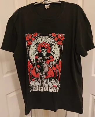 Buy Mens Black Opeth Sweden 100% Cotton T Shirt. Size XL • 12.99£