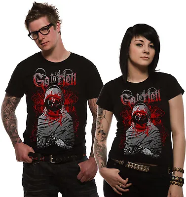 Buy HOODED TEARS  By  Go To Hell Clothing - On Unisex And Ladies Fitted T-shirts • 19.99£