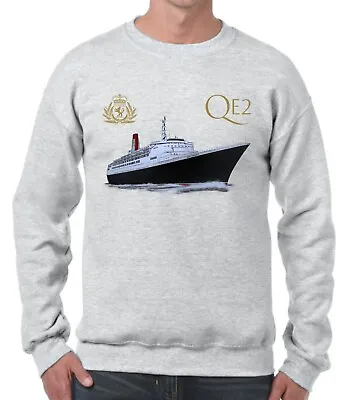 Buy QE2 T-Shirt  Queen Elizabeth 2 Tshirt Ship T-shirt • 13.99£