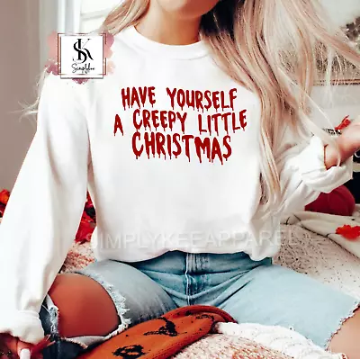Buy Creepy Christmas Sweatshirt, Creepmas, Horror, Krampus, Spooky, Gothmas • 30.74£