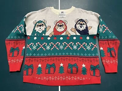 Buy Star Wars Youth Christmas Spirit Jersey Sweater Size Large 11-12 • 11.87£