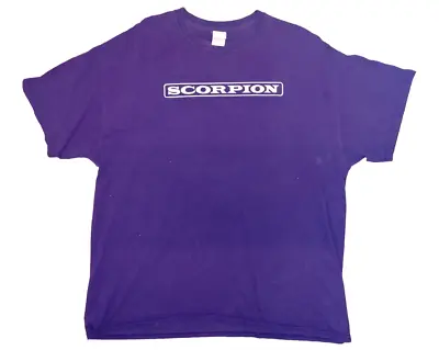 Buy Scorpion T-Shirt XL Video Crew Tour Purple Top • 18£