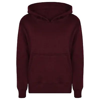 Buy New Unisex Mens Womens Hoodie Pullover Plain Hooded Plus Size Sweatshirt Jumper • 11.99£