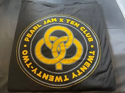 Buy 2022 Pearl Jam X Ten Club Twenty-Two Men's Large T Shirt • 20.23£