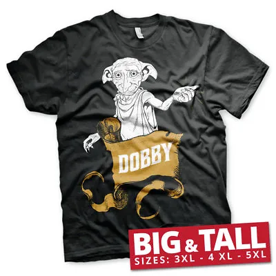 Buy Officially Licensed Harry Potter - Dobby BIG & TALL 3XL, 4XL, 5XL Men's T-Shirt • 22.98£