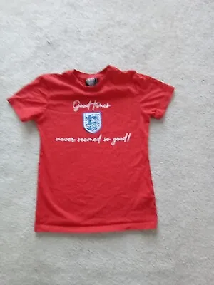 Buy Boys Official England T.Shirt The Football Association Age 8/9 • 1.50£