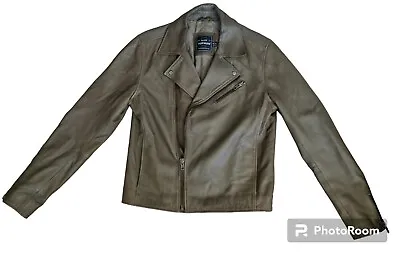 Buy Olive Green Biker Jacket • 36£