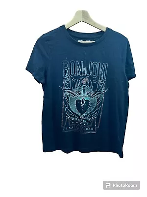 Buy Bon Jovi Keep The Faith 1993 USA Tour T-shirt Ladies Size 12 F+F Not Vintage • 0.99£