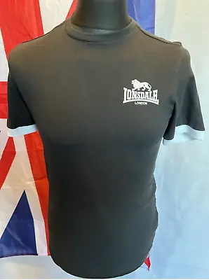 Buy Black Lonsdale T Shirt Ptp 19 M • 10£