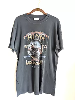 Buy ANINE BING Lili Tee Biker Organic Cotton 🩶 SOLD OUT Los Angeles Desert Tour MED • 92.83£