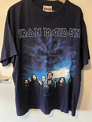 Buy Iron Maiden Brave New World Tour T Shirt 2000 XL • 44.99£