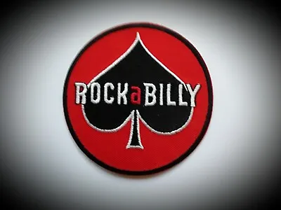 Buy Rockabilly Heavy Metal Punk Rock Pop Blues Music Embroidered Patch Uk Seller • 3.49£
