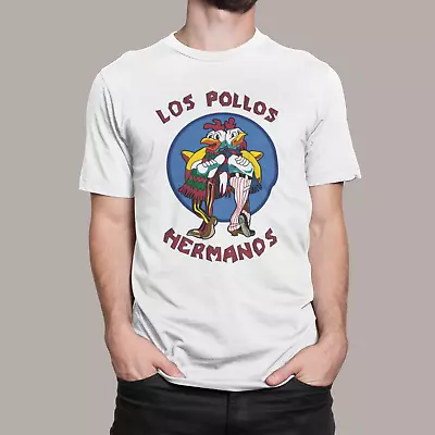 Buy Breaking Bad Los Pollos Hermanos T-shirt Heisenberg Jesse Pinkman Adults Kids • 9.99£