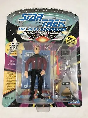 Buy Captain Jean-Luc Picard In Jacket Star Trek TNG Figure MOC Playmates 6011 • 10£