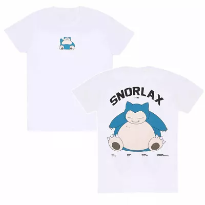 Buy Pokemon Snorlax Official Tee T-Shirt Mens • 19.23£