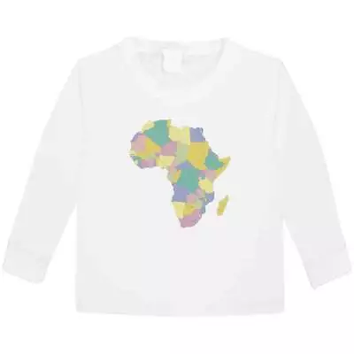 Buy 'Map Of Africa' Children's / Kid's Long Sleeve Cotton T-Shirts (KL037417) • 9.99£