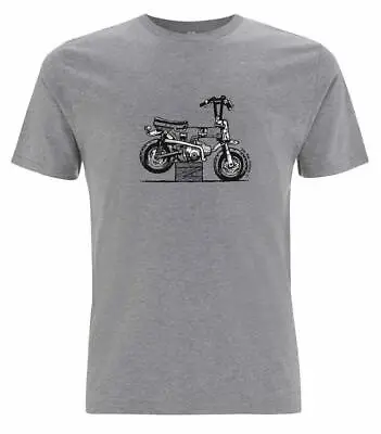 Buy Oily Rag Monkey Bike T/shirt - Grey • 23.99£