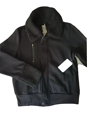 Buy Ladies Jacket BNWT Shape Activewear Black Bomber Style Warm Womens Size M • 26.29£
