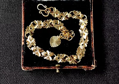 Buy Vintage Style Jewellery 18K Gold Plated Bracelet • 5.99£