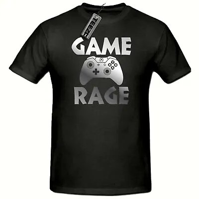 Buy Silver Game Rage T Shirt, Mens, Children's,Kids T Shirt, Gaming T Shirt • 9.50£