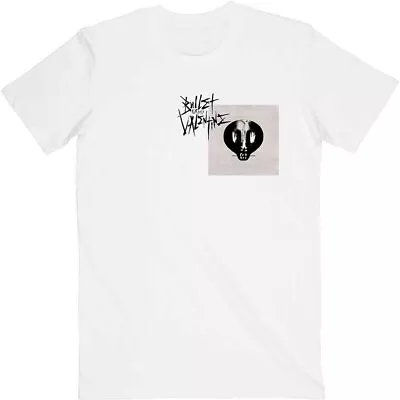 Buy Bullet For My Valentine Album Logo White Official Tee T-Shirt Mens • 15.99£