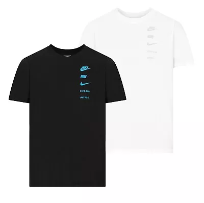 Buy New Nike Standard Issue Mens Cotton T-Shirt Top  Sz S - 2XL  Black White • 18.95£