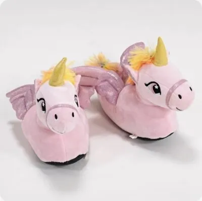 Buy FREE DELIVERY Unicorn Slippers Size 5 To 6 • 5.95£