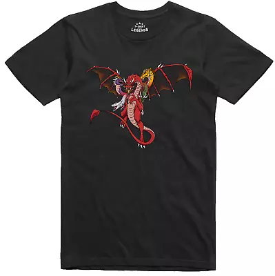 Buy Tiamat  Dragon T Shirt Mens Monster Role Playing Retro Regular Fit Tee • 9.99£