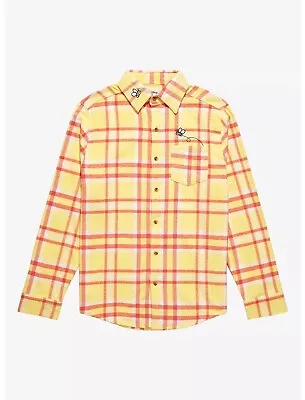 Buy Cakeworthy Disney Winnie The Pooh Bee Flannel Shirt Size XL New With Tags • 29.99£