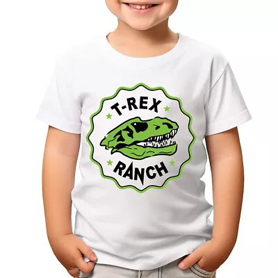 Buy Park Ranger T-Rex Ranch Dinosaur Birthday Gift Boys Girls Kids T-Shirts #UJG6 • 6.99£