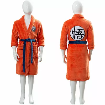 Buy Kid's & Adult Bathrobe Dragon Cosplay Son Pajamas Goku Bath Robe Sleepwear • 28.80£