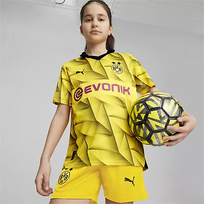 Buy PUMA Borussia Dortmund 23/24 Third Jersey Football Shirt Top - Unisex Kids • 45£