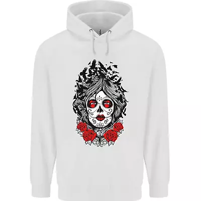 Buy Day Of The Dead Sugar Skull DOTD Mexico Mens 80% Cotton Hoodie • 24.99£