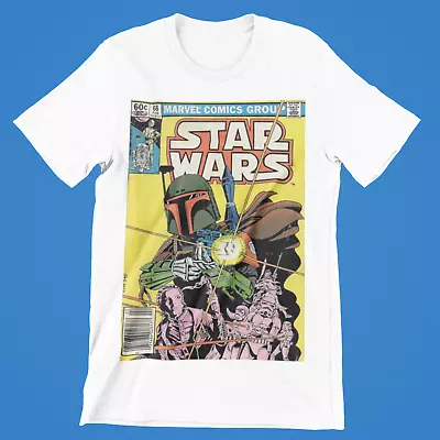 Buy Boba Fett Comic T-Shirt Boys Girls Movie Retro Tee Children Gift Kids • 5.99£