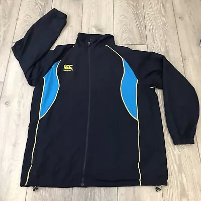Buy Canterbury Mens Jacket XL Navy Blue Full Zip Mens Track Jacket Sports Wear • 12.99£