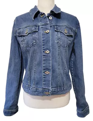 Buy JAG Western Glove Works Blue Jean Button Front & Cuffs Jacket Size Medium Denim • 16.22£
