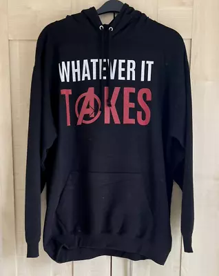 Buy NEW Whatever IT Takes Hoodie Mens XL Extra Large Marvel A Logo Top Jumper Hoody • 13.99£