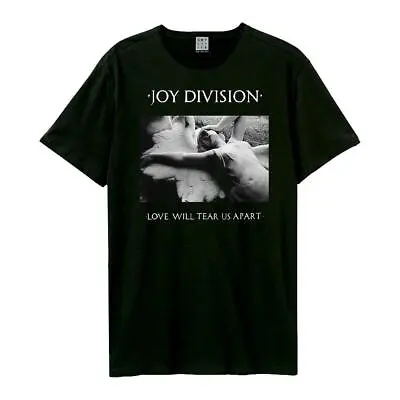 Buy Amplified Joy Division T-Shirt Love Will Tear Us Apart Unisex Cotton Black Tee • 19.16£