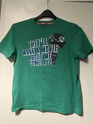 Buy Boys 11-12 Years Marks And Spencer M&S King Kong T Shirt Top Green Cotton Elast • 6.50£
