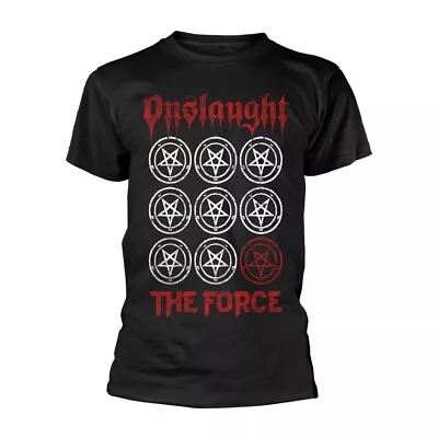 Buy ONSLAUGHT - THE FORCE BLACK T-Shirt Medium • 19.11£